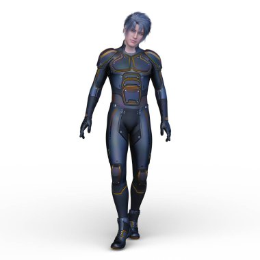 Bir süper kahramanın 3 boyutlu canlandırması