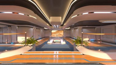 İnceleme tabanının 3B CG yorumlaması