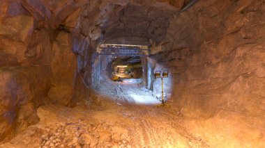 Yeraltı şantiyesinin 3 boyutlu görüntülemesi