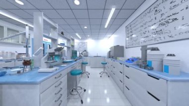 Laboratuvarın 3B görüntülemesi