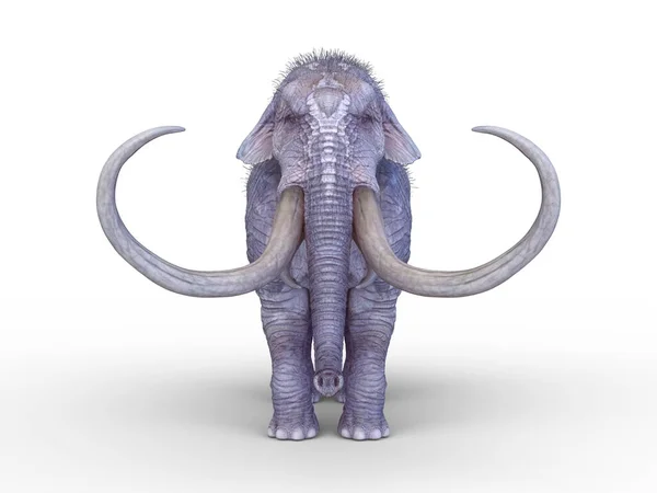 猛犸象的3D渲染 — 图库照片
