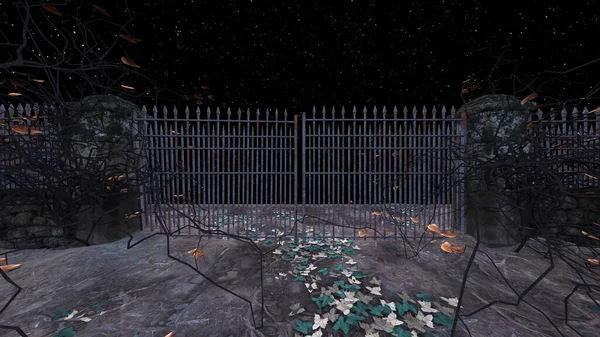 Mezarlığın 3B canlandırması