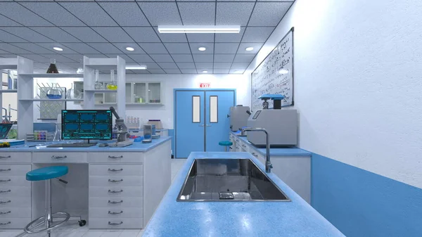 Rendering Laboratoriet — Stockfoto