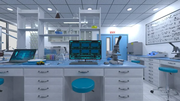 Rendering Laboratory — Stock Photo, Image