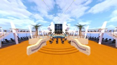 Gemi güvertesinin 3D görüntülemesi