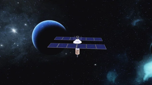 Man-made satellite — Stock Photo, Image