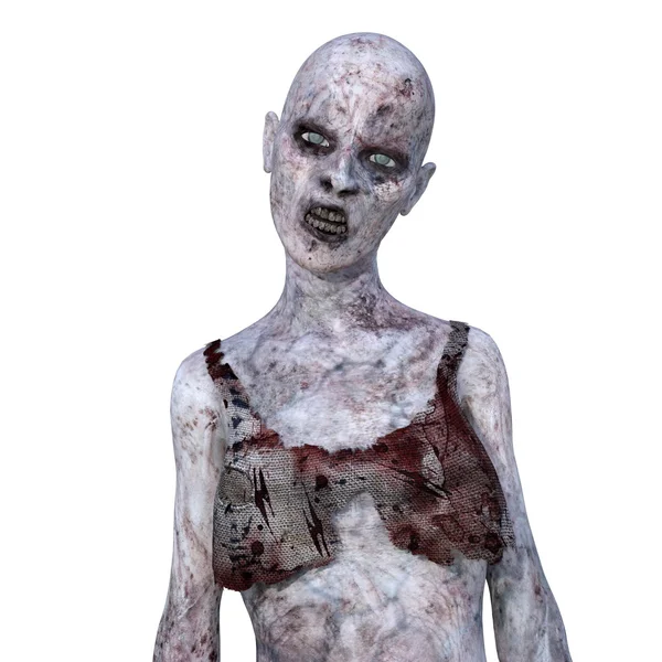 Weiblicher Zombie — Stockfoto