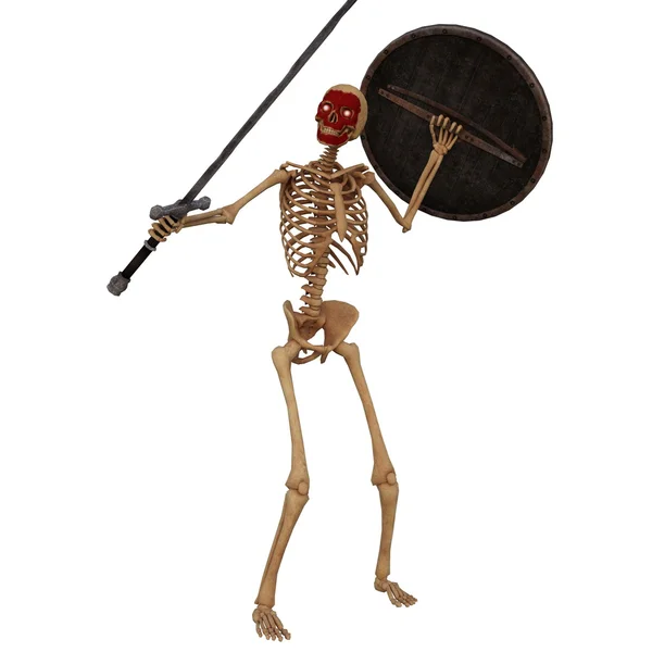 Skeleton soldaat — Stockfoto