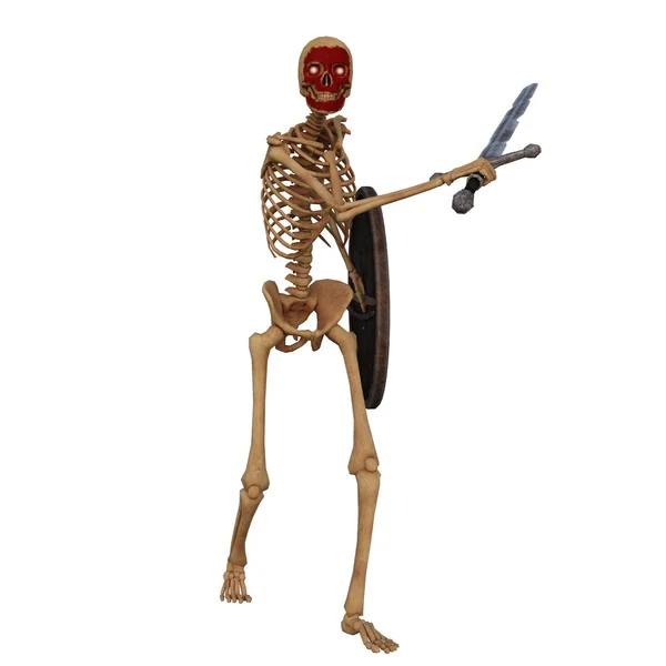 Skeleton soldaat — Stockfoto