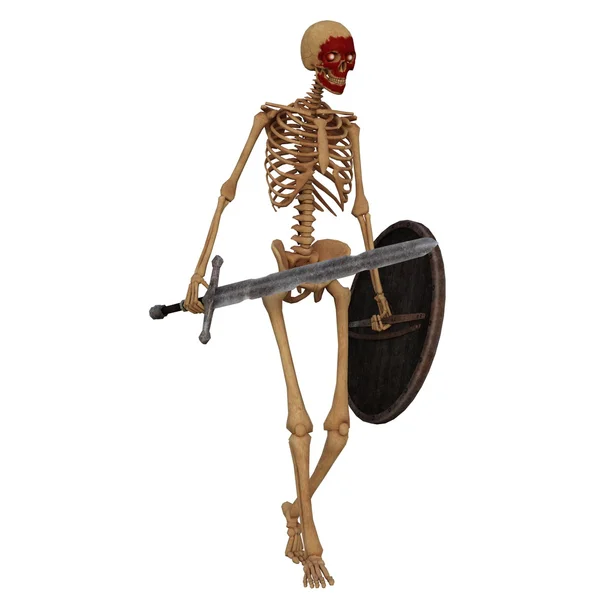 Skeleton soldaat — Stockfoto