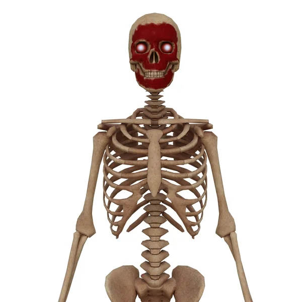 Soldado esqueleto — Fotografia de Stock