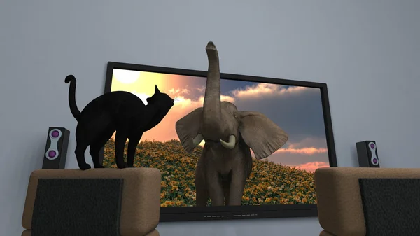 3D Tv — Stockfoto