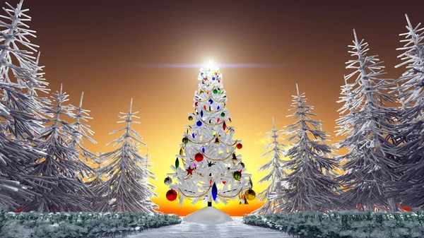 Weihnachtsbaum — Stockfoto