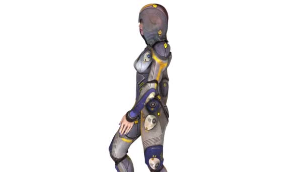 Marcher androïde femelle 
