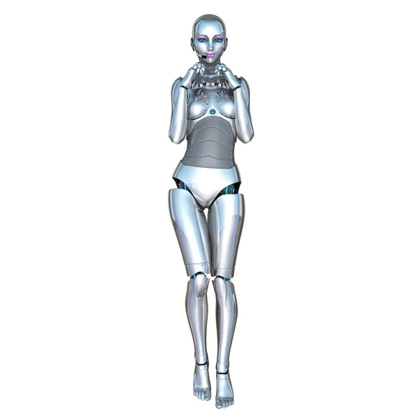 Female robot — Stock Photo, Image