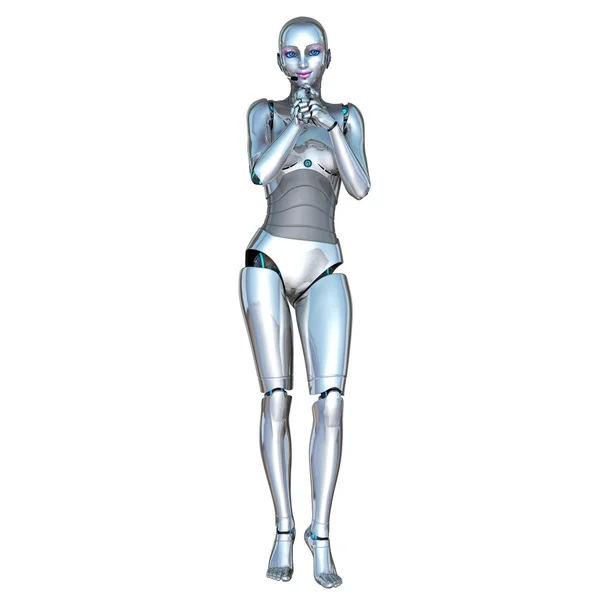 女性ロボット — ストック写真