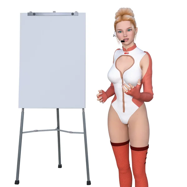 Promotional model — Stock Photo, Image