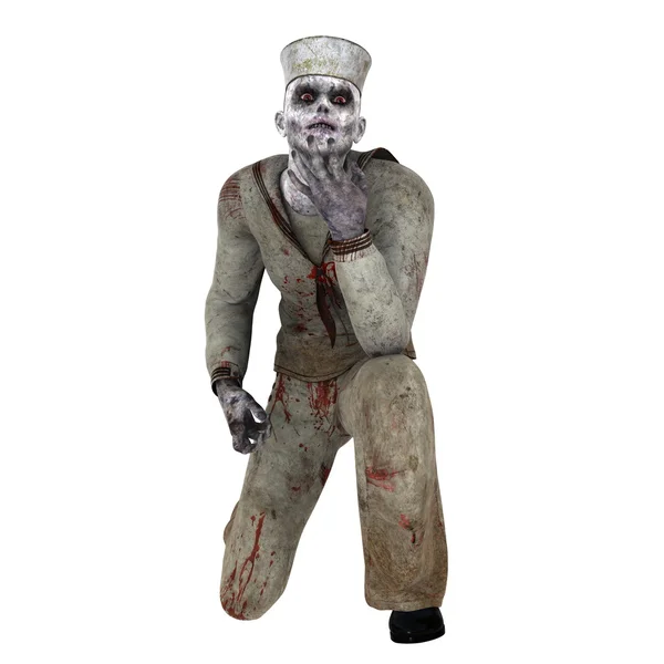 Zombie sailorman — Zdjęcie stockowe