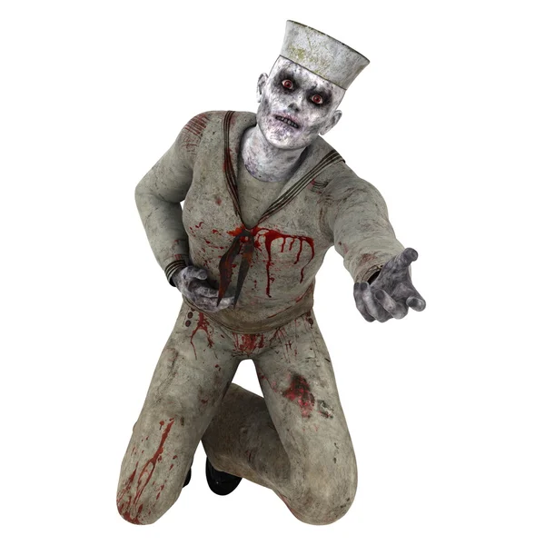 Zombie sailorman — Zdjęcie stockowe