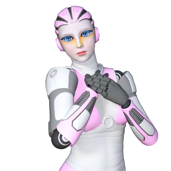Female android — Stock Photo, Image