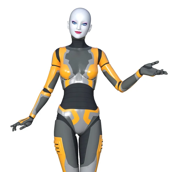 Female robot — Stock Photo, Image