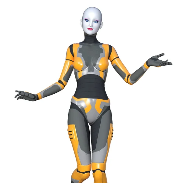 Female robot — Stock Photo, Image