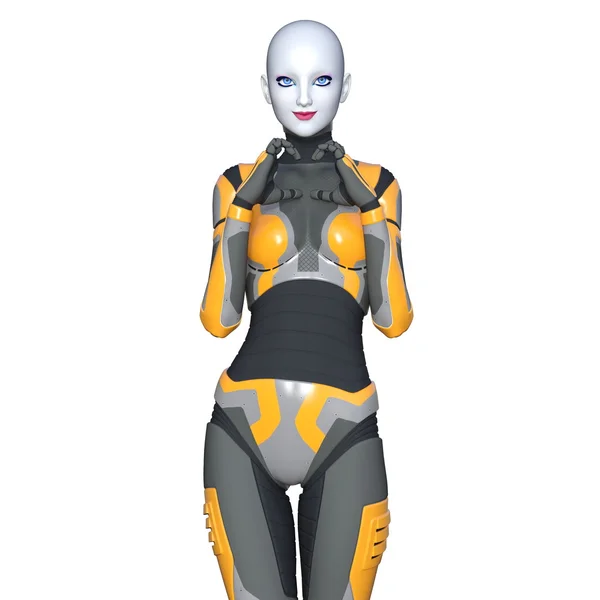 Female robot — Stock Photo, Image