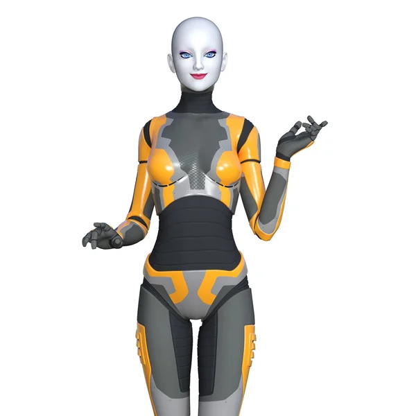 stock image Female robot