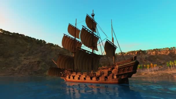 帆船 — 图库视频影像