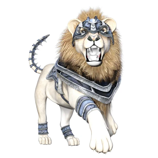 Lion soldier — Stock Photo, Image