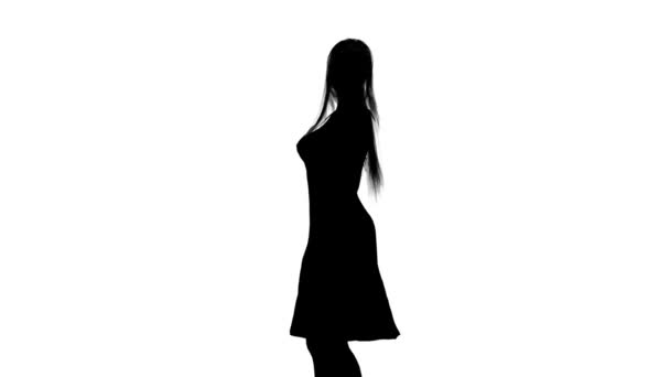 Silhouette de femme — Video