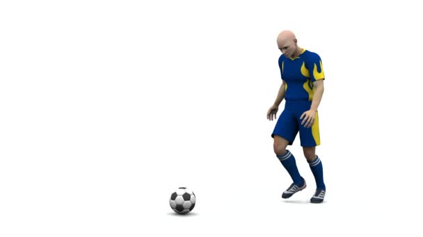 Football player — Stock Video