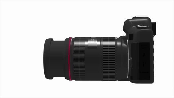 Câmera digital SLR — Vídeo de Stock