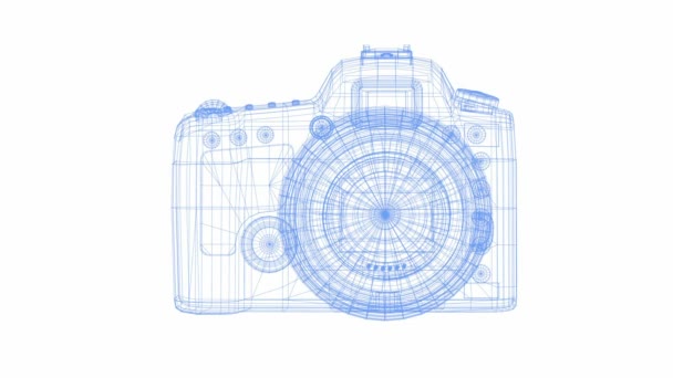 Dijital slr fotoğraf makinesi — Stok video