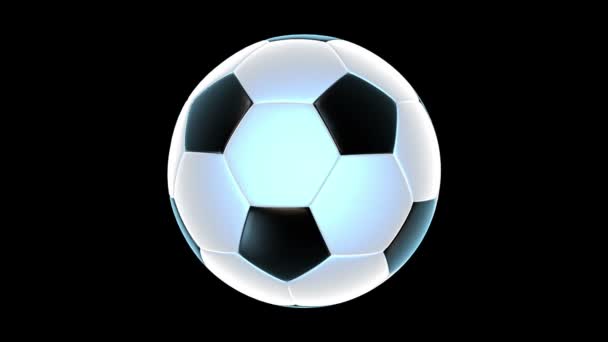 Bola de futebol — Vídeo de Stock