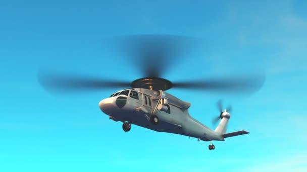 Helicóptero — Vídeo de Stock