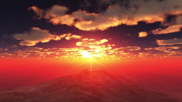 Восход солнца — стоковое видео