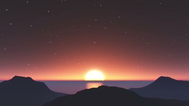 Схід сонця — стокове відео
