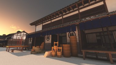 Japanese tenement house