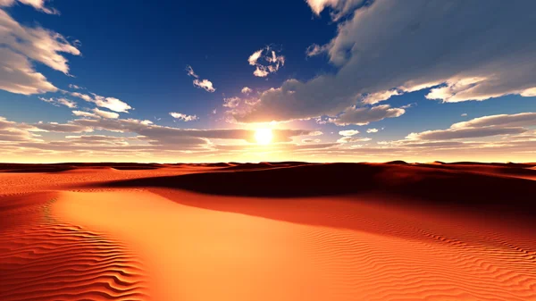 Zand woestijn — Stockfoto