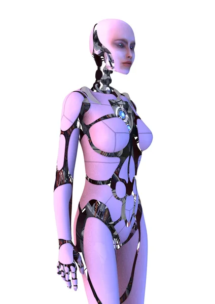 Female robot — Stock Photo, Image