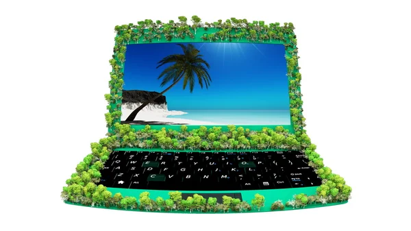 Laptop — Stockfoto