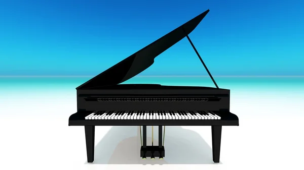 Grote piano — Stockfoto