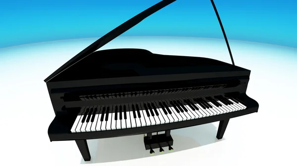 Grote piano — Stockfoto