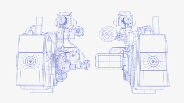 Видеокамера — стоковое фото