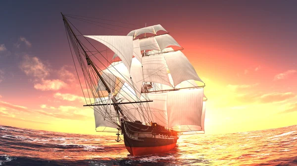 Sailing boat — Stock Photo, Image