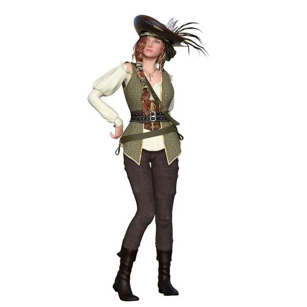 Female pirates — Stock Photo, Image