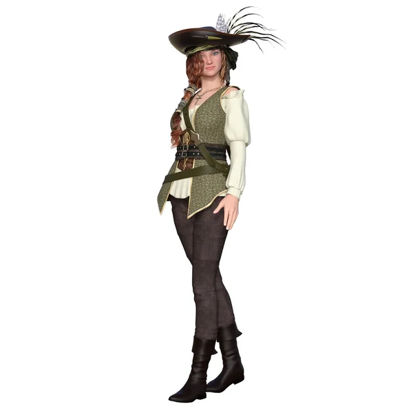 Female pirates — Stock Photo, Image