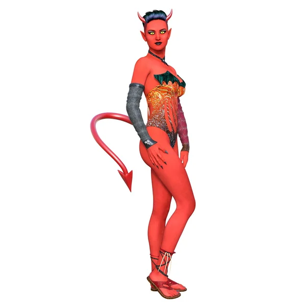 Devil woman — Stock Photo, Image