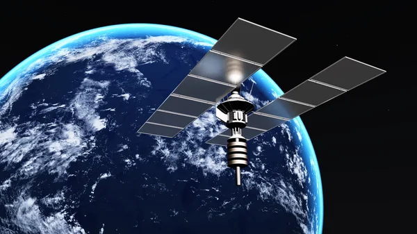 Man-made satellite — Stock Photo, Image